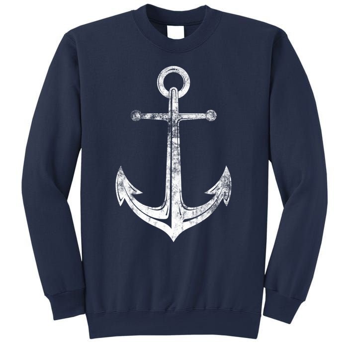 Vintage Anchor Summer Sailing Design Sweatshirt