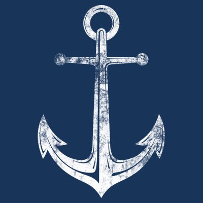 Vintage Anchor Summer Sailing Design T-Shirt