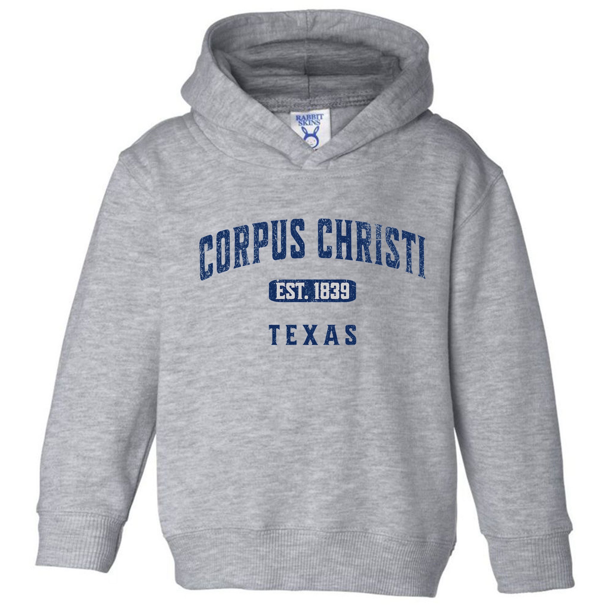 Vintage Athletic Souvenir Visit Corpus Christi Texas Toddler Hoodie