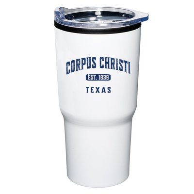 Vintage Athletic Souvenir Visit Corpus Christi Texas Tumbler