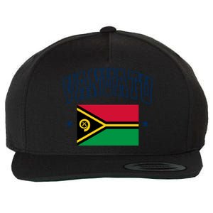 Vanuatu Athletic Souvenir Flag Great Gift Wool Snapback Cap