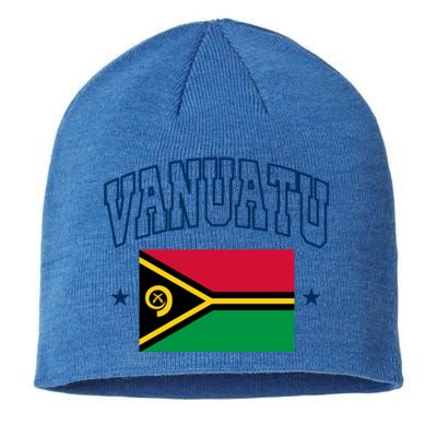 Vanuatu Athletic Souvenir Flag Great Gift Sustainable Beanie