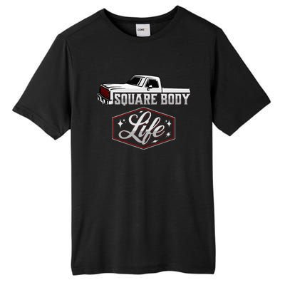 Vintage American Square Body Truck 4x4 Mud Trucks Tall Fusion ChromaSoft Performance T-Shirt