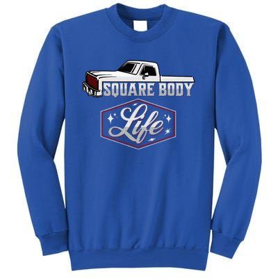 Vintage American Square Body Truck 4x4 Mud Trucks Sweatshirt