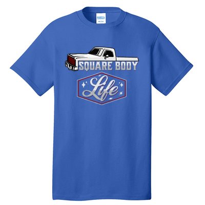 Vintage American Square Body Truck 4x4 Mud Trucks Tall T-Shirt