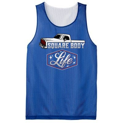 Vintage American Square Body Truck 4x4 Mud Trucks Mesh Reversible Basketball Jersey Tank