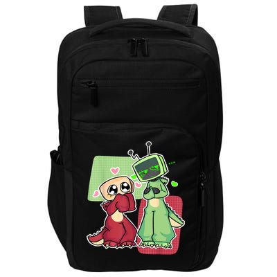 Vee And Shelly From Dandy's World for Boys and Girls 2025 Impact Tech Backpack