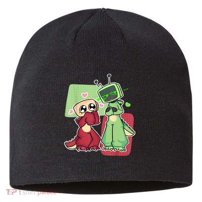 Vee And Shelly From Dandy's World for Boys and Girls 2025 Sustainable Beanie