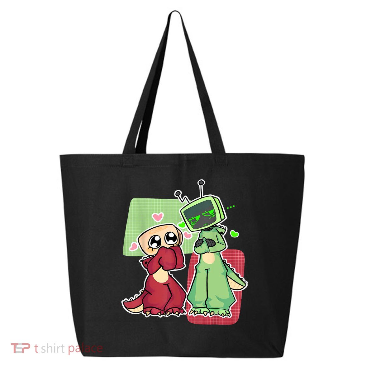 Vee And Shelly From Dandy's World for Boys and Girls 2025 25L Jumbo Tote