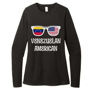 Venezuelan American Sunglasses Usa Venezuela Flags Gift Womens CVC Long Sleeve Shirt