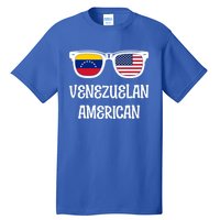 Venezuelan American Sunglasses Usa Venezuela Flags Gift Tall T-Shirt