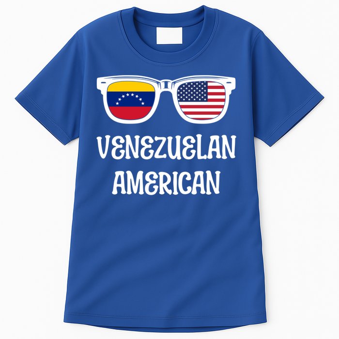 Venezuelan American Sunglasses Usa Venezuela Flags Gift Tall T-Shirt