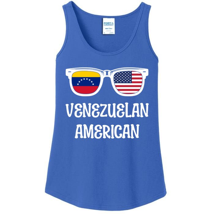 Venezuelan American Sunglasses Usa Venezuela Flags Gift Ladies Essential Tank