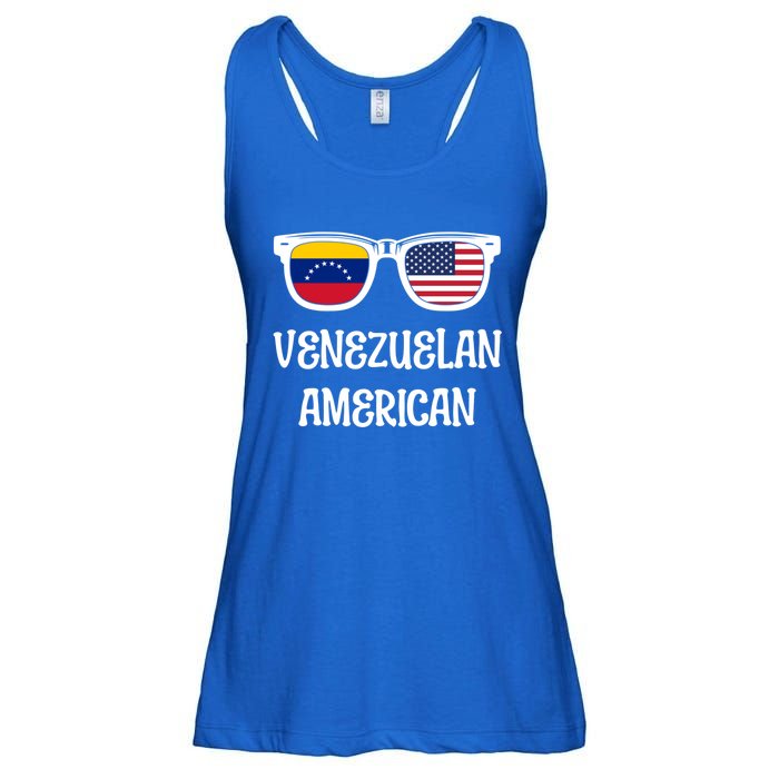 Venezuelan American Sunglasses Usa Venezuela Flags Gift Ladies Essential Flowy Tank