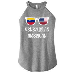 Venezuelan American Sunglasses Usa Venezuela Flags Gift Women's Perfect Tri Rocker Tank