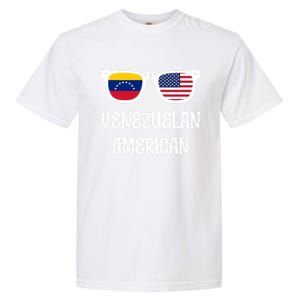 Venezuelan American Sunglasses Usa Venezuela Flags Gift Garment-Dyed Heavyweight T-Shirt