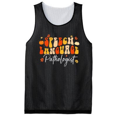 Vintage Autumn Speech Therapy for Language Pathologists Mesh Reversible Basketball Jersey Tank