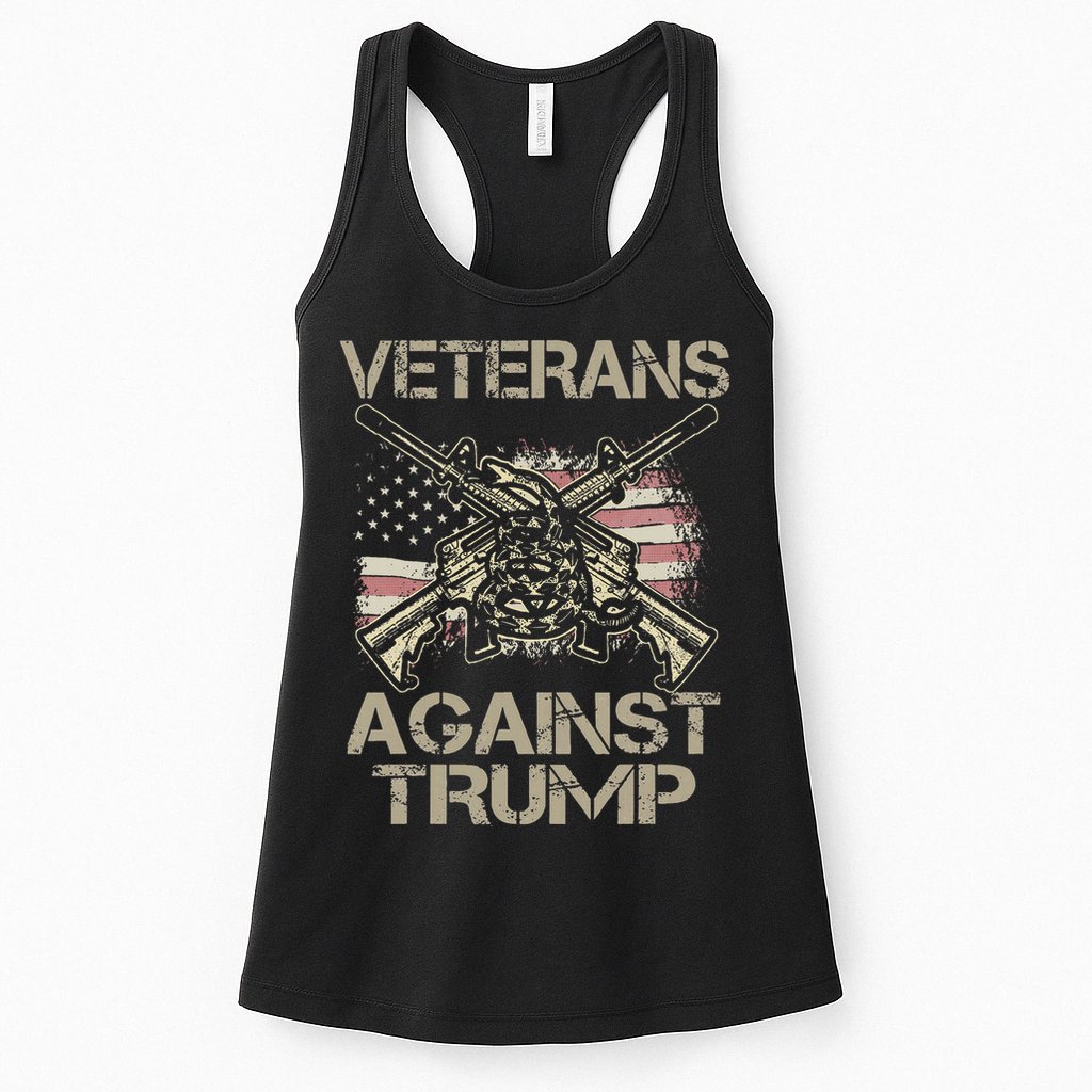 Veterans Against Trump Military Womens Tank Top