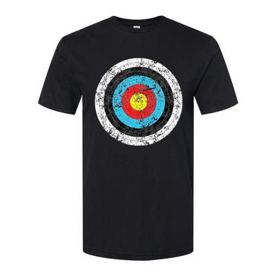 Vintage Archery Target Prank Bulls Eye Funny Prank Gift Softstyle CVC T-Shirt