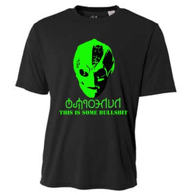 Vanderspeigle Alien This Some Bullshit Funny Cooling Performance Crew T-Shirt