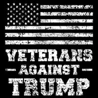Veterans Against Trump Military Vet Anti Trump Flag Gift Funny Gift Doggie Tank