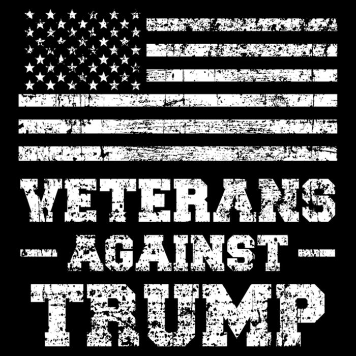 Veterans Against Trump Military Vet Anti Trump Flag Gift Funny Gift Doggie Tank