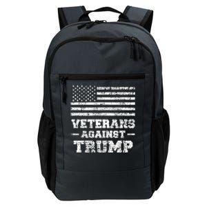 Veterans Against Trump Military Vet Anti Trump Flag Gift Funny Gift Daily Commute Backpack