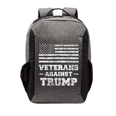 Veterans Against Trump Military Vet Anti Trump Flag Gift Funny Gift Vector Backpack