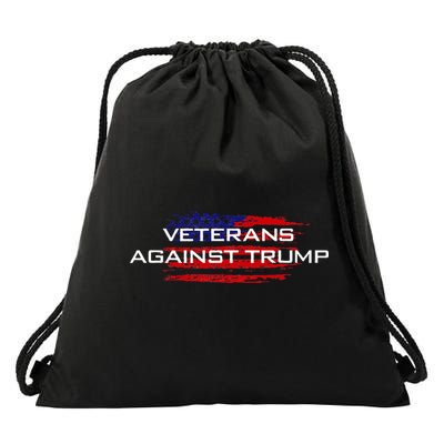 Veterans Against Trump Anti Trump Drawstring Bag