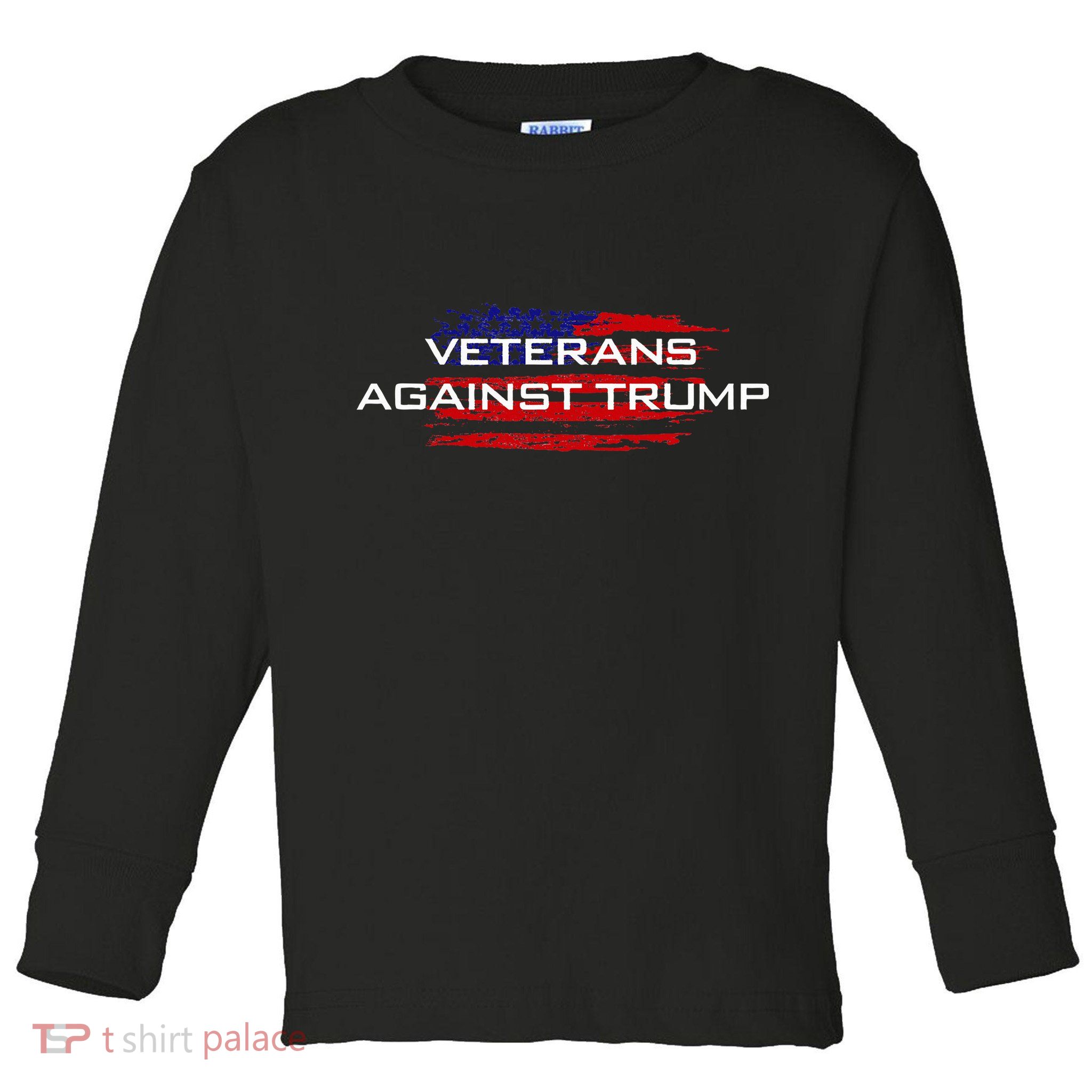 Veterans Against Trump Anti Trump Toddler Long Sleeve Shirt