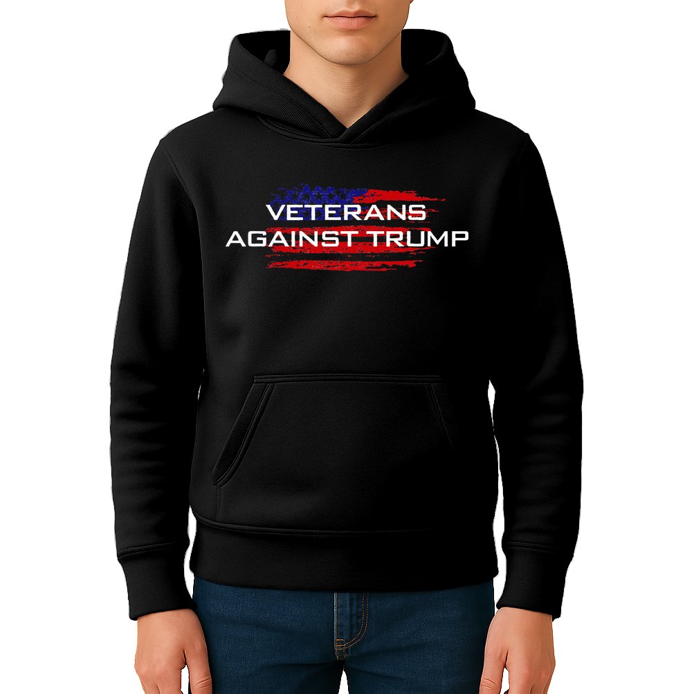 Veterans Against Trump Anti Trump Kids Hoodie