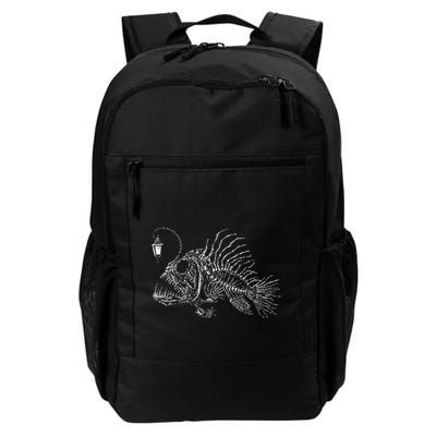 Vintage Angus The Anglerfish Skeleton Cottagecore Aesthetic Backpack