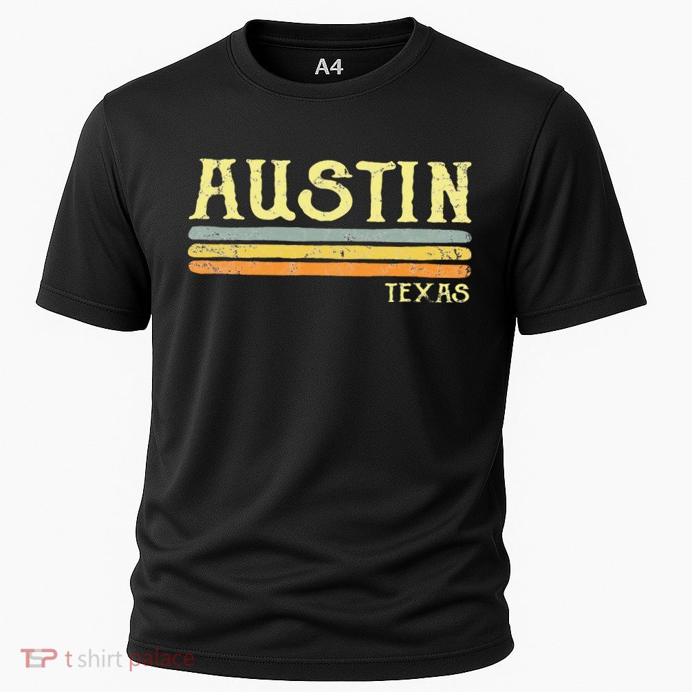 Vintage Austin Texas Tx Retro Love Gift Souvenir Performance Shirt