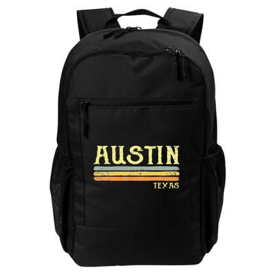 Vintage Austin Texas Tx Retro Love Gift Souvenir Backpack