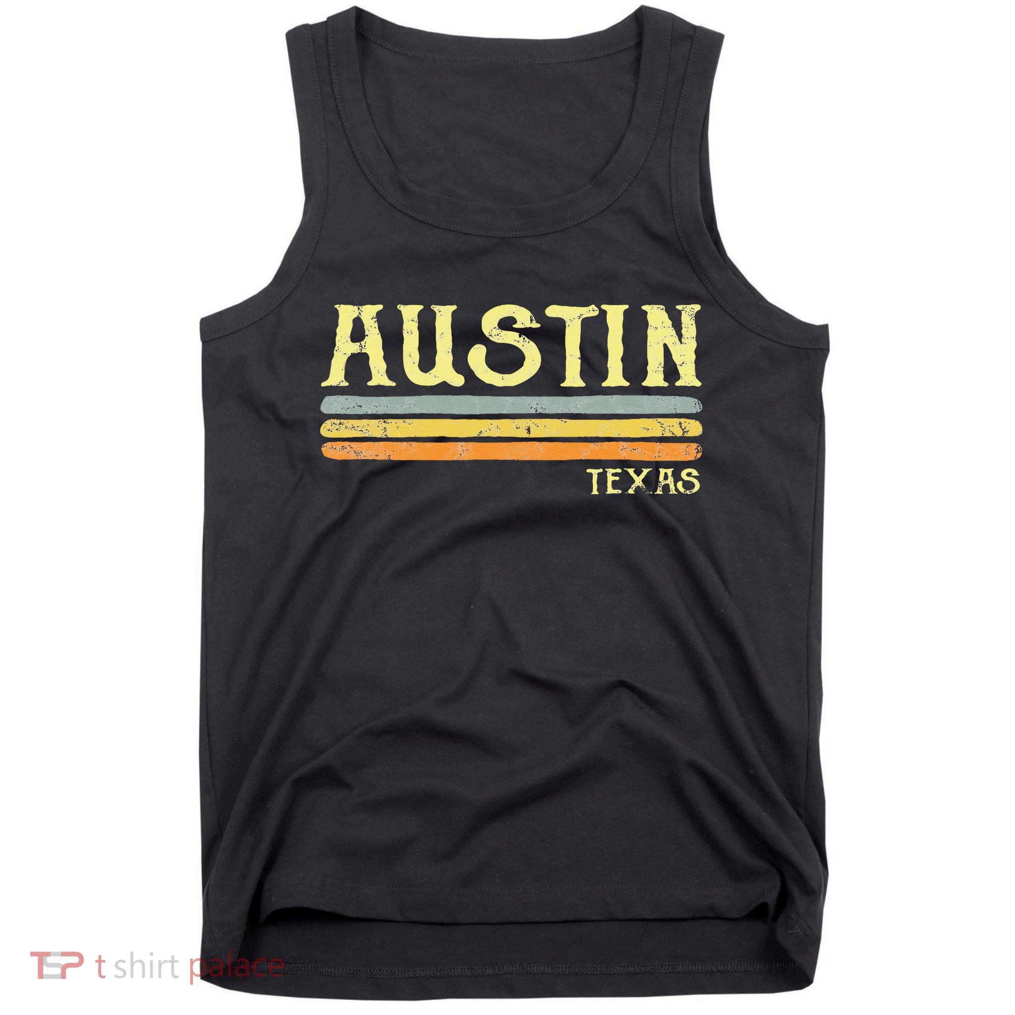 Vintage Austin Texas Tx Retro Love Gift Souvenir Tank Top