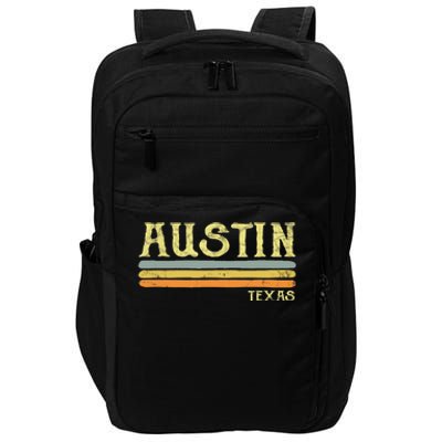 Vintage Austin Texas Tx Cute Gift Retro Love Gift Souvenir Impact Tech Backpack