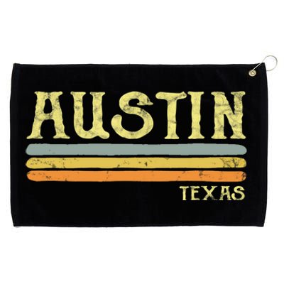 Vintage Austin Texas Tx Cute Gift Retro Love Gift Souvenir Grommeted Golf Towel