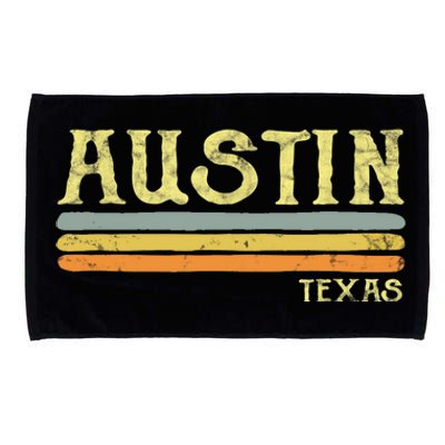 Vintage Austin Texas Tx Cute Gift Retro Love Gift Souvenir Microfiber Hand Towel