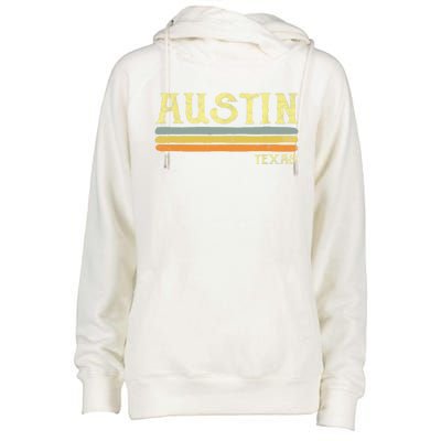 Vintage Austin Texas Tx Cute Gift Retro Love Gift Souvenir Womens Funnel Neck Pullover Hood