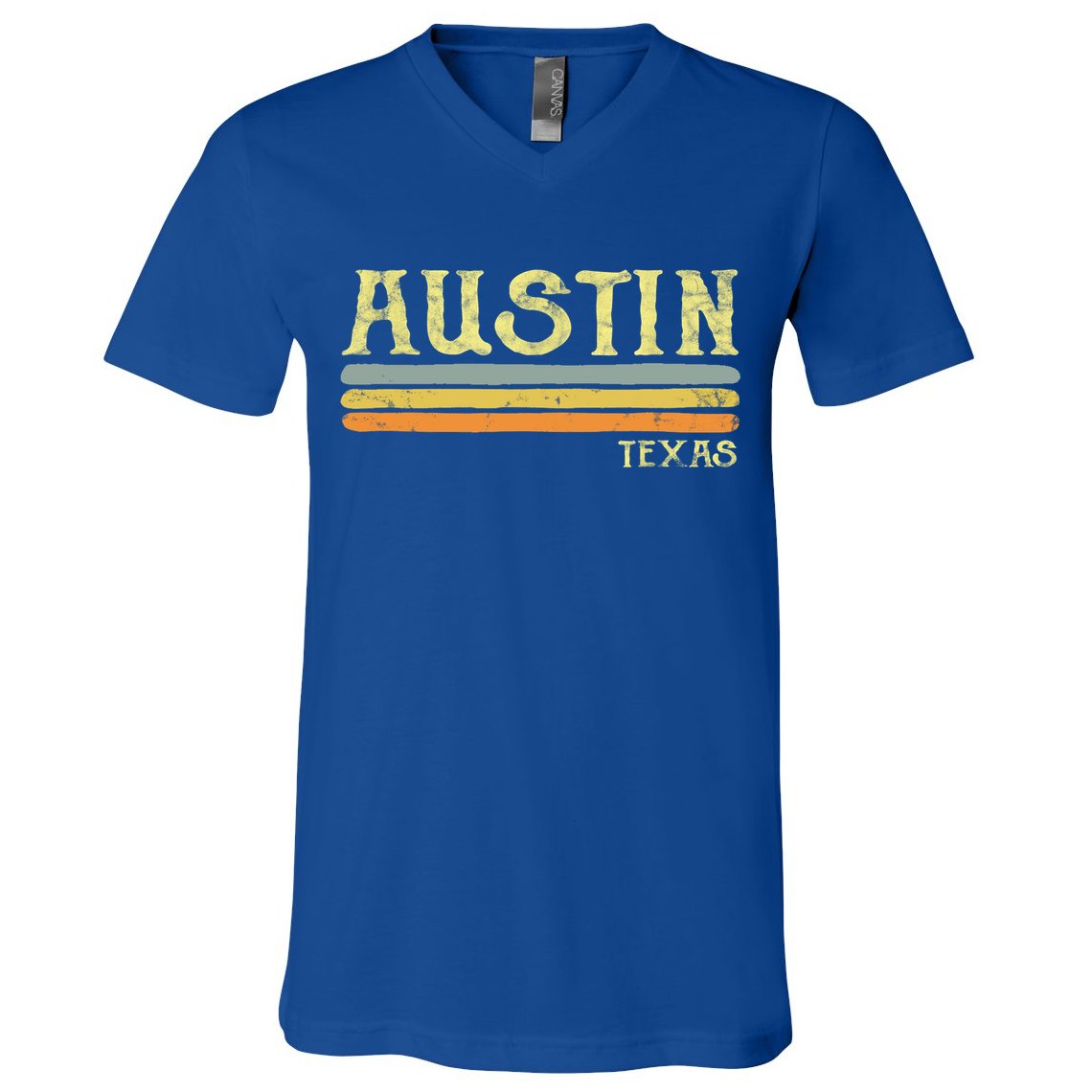 Vintage Austin Texas Tx Cute Gift Retro Love Gift Souvenir V-Neck T-Shirt