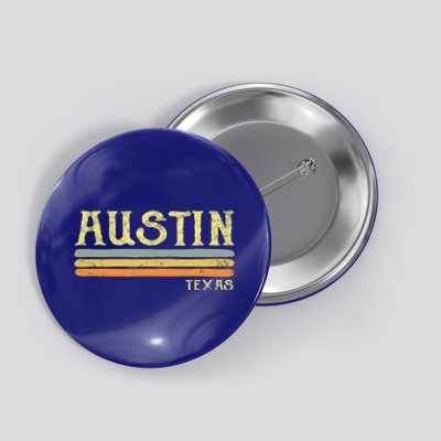 Vintage Austin Texas Tx Cute Gift Retro Love Gift Souvenir Button