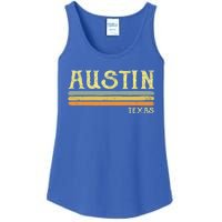 Vintage Austin Texas Tx Cute Gift Retro Love Gift Souvenir Ladies Essential Tank