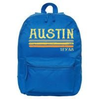 Vintage Austin Texas Tx Cute Gift Retro Love Gift Souvenir 16 in Basic Backpack