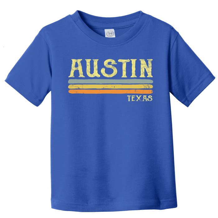 Vintage Austin Texas Tx Cute Gift Retro Love Gift Souvenir Toddler T-Shirt