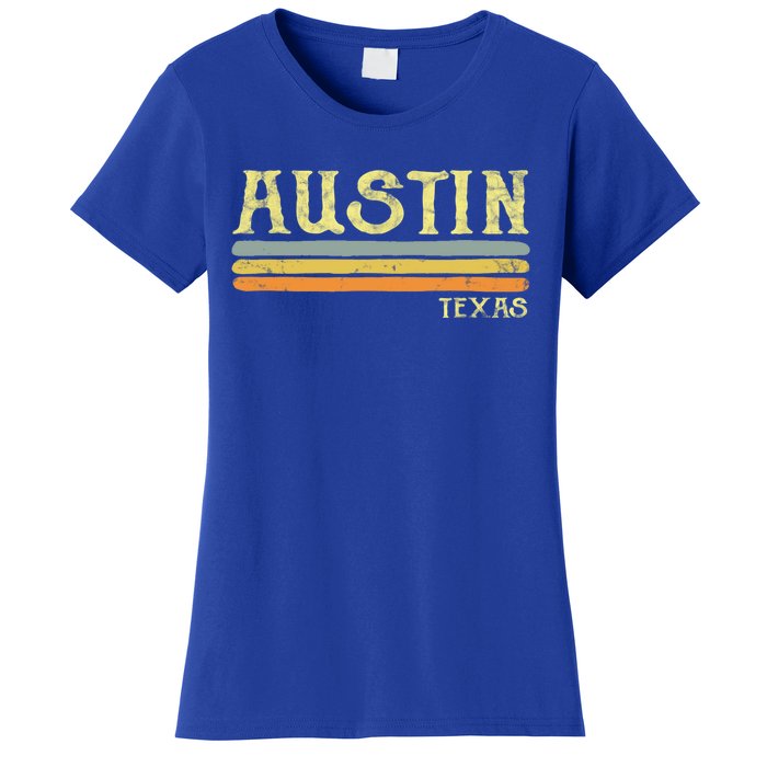 Vintage Austin Texas Tx Cute Gift Retro Love Gift Souvenir Women's T-Shirt