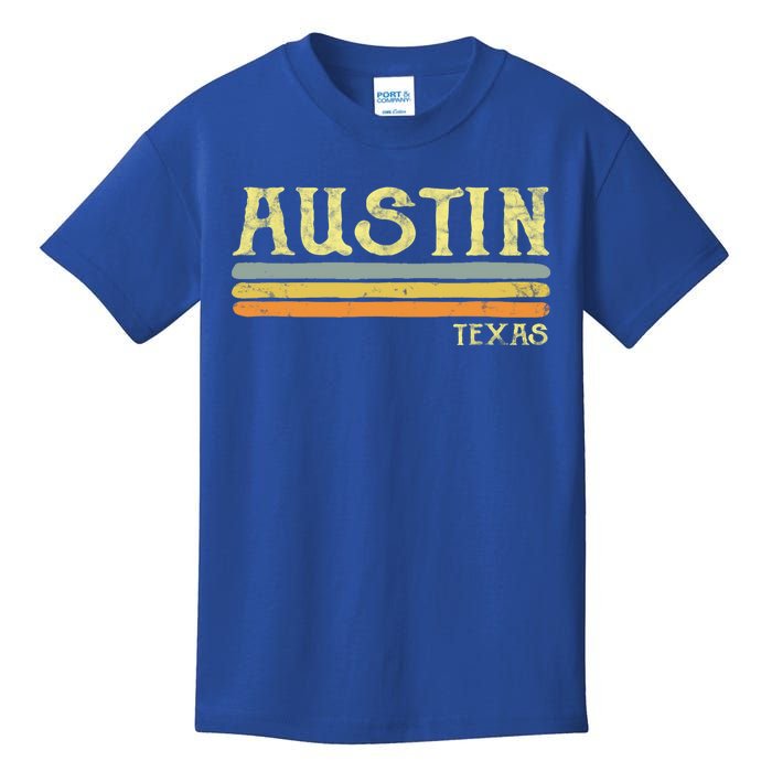 Vintage Austin Texas Tx Cute Gift Retro Love Gift Souvenir Kids T-Shirt