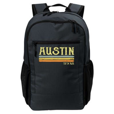 Vintage Austin Texas Tx Cute Gift Retro Love Gift Souvenir Daily Commute Backpack