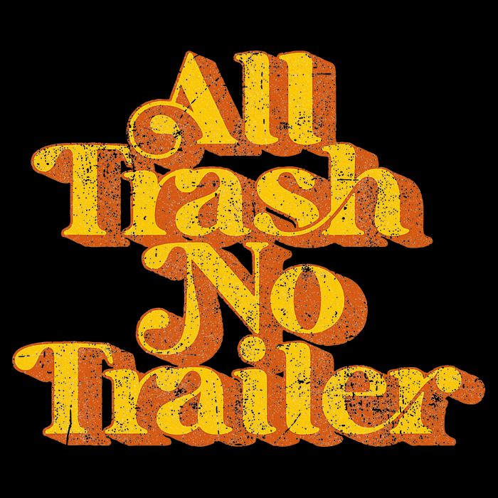 Vintage All Trash No Trailer Funny Country Pride Retro 70S Womens T-Shirt