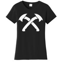 Vintage Axe Throwing Retro Crossed Hatchets For Men Thrower Women's T-Shirt