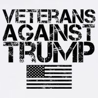 Veterans Against Trump Vintage Patriotic Flag Protest Kids Hoodie